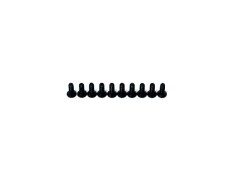 NC-F2-062　SPS SCREW M2 / Flat head 2mm x 6mm 10pic  (steel)