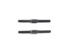 F019　アルミターンバックル M3x33mm（ブラック/2本）