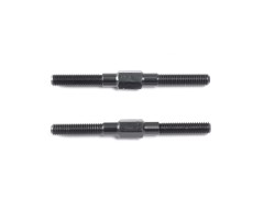 F020　アルミターンバックル M3x36mm（ブラック/2本）