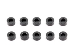 A006-30　アルミスペーサー 3x6x3.0mm（ブラック/10個）