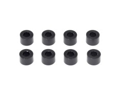 A006-40　アルミスペーサー 3x6x4.0mm（ブラック/8個）