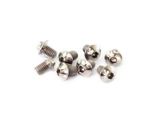 B01406U-T　M4x6mmチタンUFOヘッドスクリュー（8個）