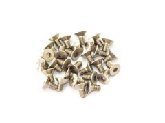 B02306-T　M3x6mmチタンフラットヘッドスクリュー（30個）