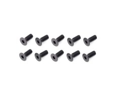 B02308　M3x8mmフラットヘッドスクリュー（10個）