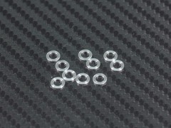 A73505　アルミスペーサー 3x5x0.5mm（シルバー/10個）