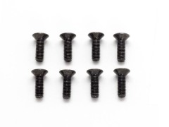 B022608　M2.6x8mmフラットヘッドスクリュー（8個）