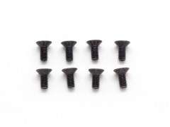 B022606　M2.6x6mmフラットヘッドスクリュー（8個）