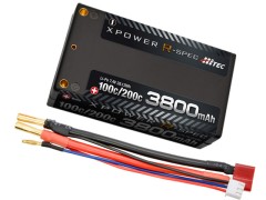 XPR3800S-B　XPOWER R-SPEC　Li-Po 7.4V 3800mAh 100C/200C  ショートタイプ