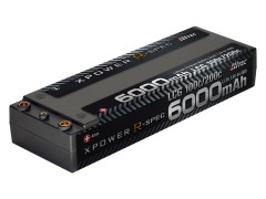 XPR6000-LCG-B　XPOWER R-SPEC　Li-Po 7.4V 6000mAh LCG 100C/200C