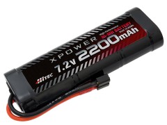 XP2200-ND-B　XPOWER　Ni-MH 7.2V 2200mAh　(T型ディーンコネクター)