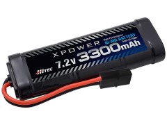 XP3300-NT-B　XPOWER　Ni-MH 7.2V 3300mAh　(タミヤタイプコネクター)