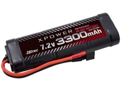 XP3300-ND-B　XPOWER　Ni-MH 7.2V 3300mAh　(T型ディーンズコネクター)