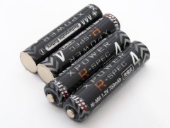 XPRAAA750　XPOWER R-SPEC AAA750mAh 充電式単4電池