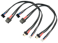 HMJ490-2P　XT60⇒ディーンズコネクター タミヤ LiFeコード一体型2本