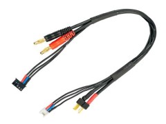 HMJ491　バナナ⇒ディーンズコネクター タミヤ LiFeコード一体型