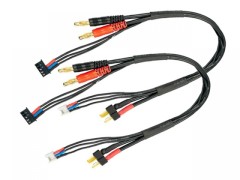 HMJ491-2P　バナナ⇒ディーンズコネクター タミヤ LiFeコード一体型2本