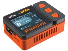 44343-BLK　X1 NANO USB GAGAコラボ【BLACK】　USBバランス充・放電器［ X1 ナノ ガガコラボモデル（ブラック） ］