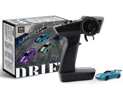 C63　1/76 C63 Light Blue Drift Car　トイラジコン完成品