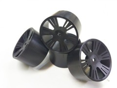 UN10CW#　GPツーリングカー用　UNO　1/10カーボンホイル前後セット（1台分）