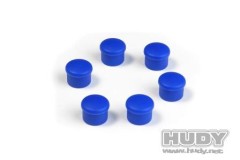 195058B#　HUDY プラスティックキャップ【18mm/ブルー】
