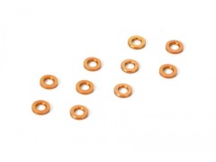 303121O#　アルミシム【3x6x0.5mm/10pcs/オレンジ】