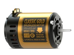 【7月発売予定】 G0461　Classic Gold Brushless Motor (17.5T) （クラッシック ゴールド ブラシレスモーター）
