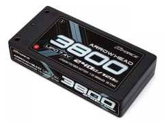 GFG016　Arrow Head Lipo 7.4V 3800mAh　120C/240C