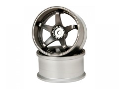 GD044　N-Type Drift Wheel/+6/Titan Silver