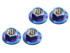 KN-LN03　64チタンホイールセレートナット大径 M4用(4個入り）