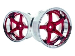 LW-0706CR　WORK EMOTION T5R 2P WHEEL DEEP CONCAVE off6 Candy Red
