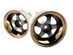 LW-0808BGM　WORK MEISTER S1 3P WHEEL DEEP RIM off8 Bronze Gray Metallic　2本入
