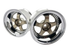 LW-0808BM　WORK MEISTER S1 3P WHEEL DEEP RIM off8 Bronze Metalic　2本入り