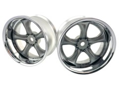 LW-0906CGM　WORK VS KF# WHEEL STANDARD RIM off6 Chrome Gray Metallic　2本入り
