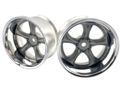 LW-0908CGM　WORK VS KF# WHEEL DEEP RIM off8 Chrome Gray Metallic　2本入り