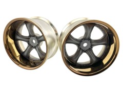 LW-0908BGM　WORK VS KF# WHEEL DEEP RIM off8 High Bronze Gray Metallic　2本入り