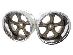 LW-0908CBM　WORK VS KF# WHEEL DEEP RIM off8 Chrome Bronze Metallic　2本入り