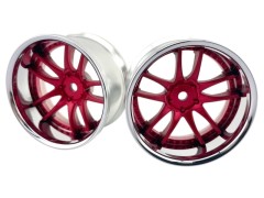 LW-0608CR　WORK EMOTION CR3P WHEEL DEEP RIM off8 Candy Red　2本入り