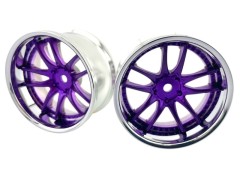 LW-0606CP　WORK EMOTION CR3P WHEEL STANDARD RIM off6 Candy Purple　2本入り
