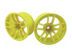LW-1008YE　WORK EMOTION CR Shigoku WHEEL DEEP CONCAVE off8 Yellow 2本入り
