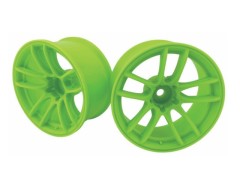 LW-1008GR　WORK EMOTION CR Shigoku WHEEL DEEP CONCAVE off8 Green 2本入り