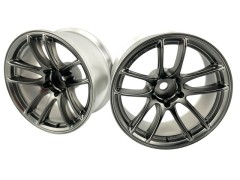 LW-1008GG　WORK EMOTION CR Shigoku WHEEL DEEP CONCAVE off8 Graphite Gray 2本入り