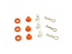 SER804178#　アルミタンクマウント&ラバー3pcs【747/748用】