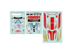 (B)GSRキャラクターカスタマイズシリーズ052 『初音ミクGTプロジェクト』 レーシングミク SPA 2025Ver. 1／10scale用ステッカーセット