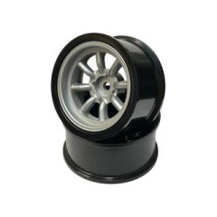 ARTW0108MS　ワタナベ Type ホイール　オフセット8　マットシルバー（Fifteenシリーズ）2個入