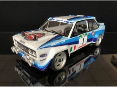 EZRL2333#　FIAT 131クリアボディ （WRCデカール付）