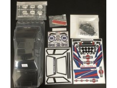 EZRL2381#　ランチア デルタS4クリアボディ（デカール付)　マルティニデカール付