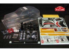 EZRL2426#　アウディ クワトロクリアボディ　デカール付