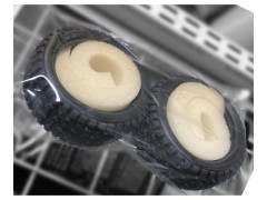 (B)AV0060#　1/10 ラリータイヤ【ダッシュ/1ペア】