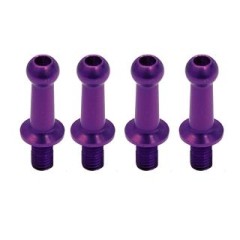 WP-0042　ジュラルミンφ4.3ピロボールL=10mm×N=6mm パープル