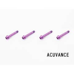 WP-0079　ESCジュラルミンビスL=15mm 4本入（パープル）アキュバンス用